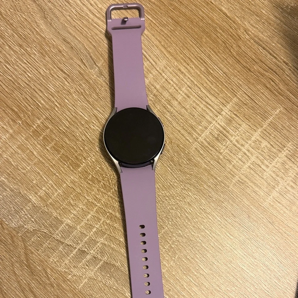 Smart Wearable Watch with Lavender Band